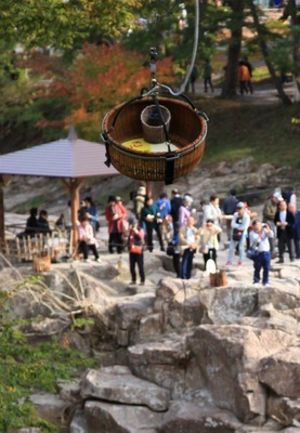 空飛ぶ団子東屋周辺の様子