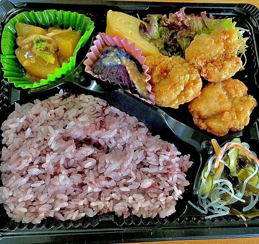 古代米弁当